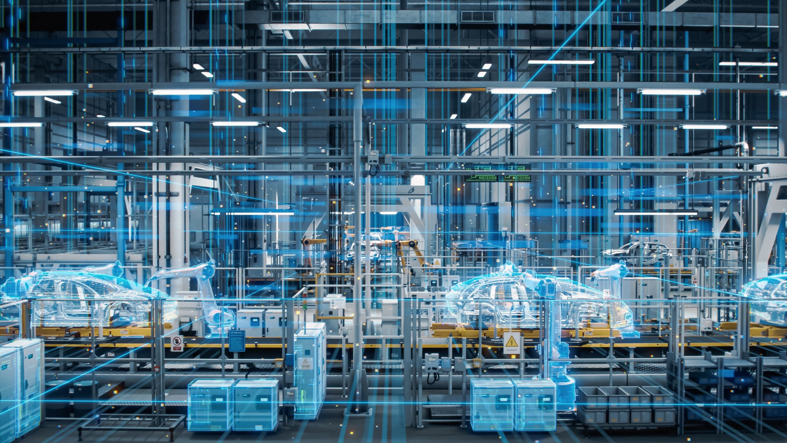 AI controlled digitalized software worker guidance in automotive manufacturing in the digital factory as well as parameterizations, commissioning, software documentations, updates & support.
